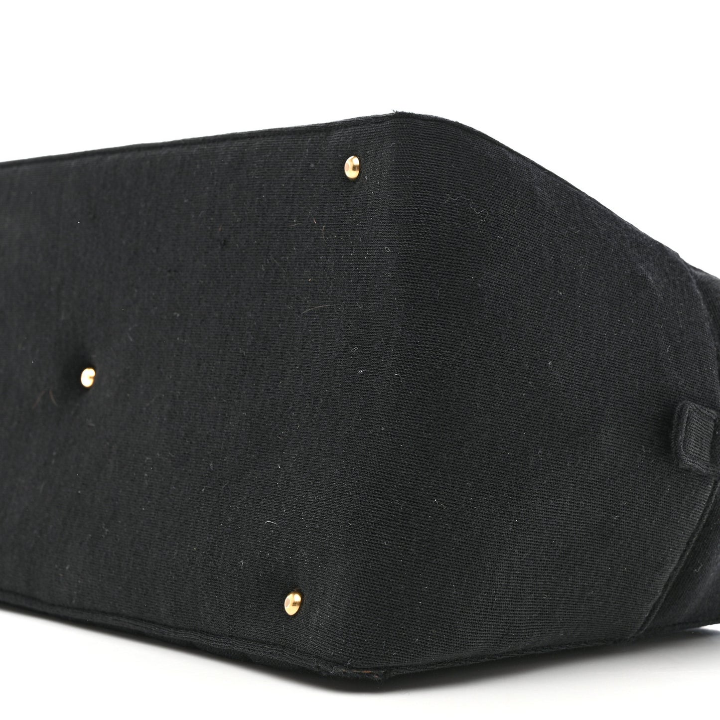 Jersey Square Quilted Bowler Black
