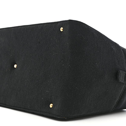 Chanel Jersey Square Quilted Bowler Black 10 of 15