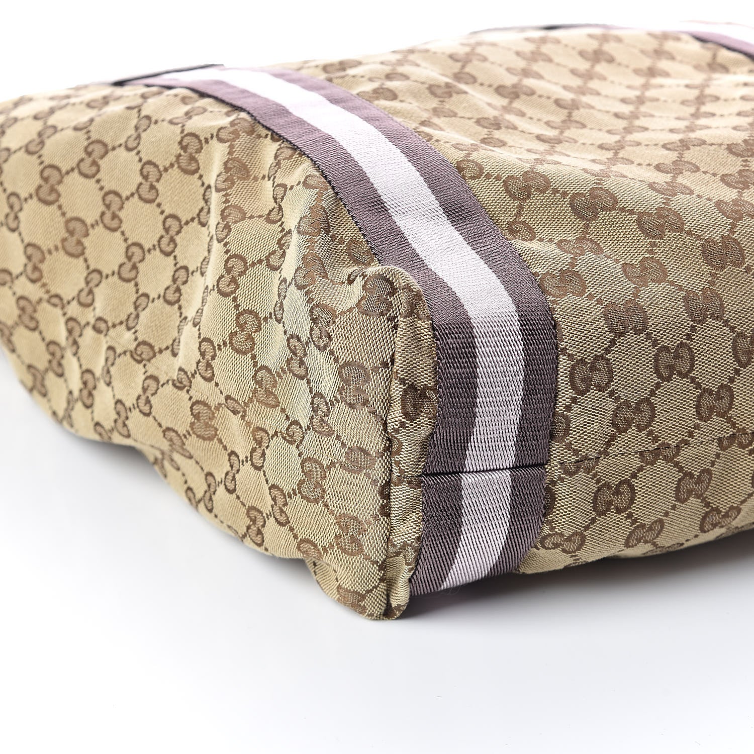 Gucci Monogram Medium Web Tote Light Purple　 8 of 9