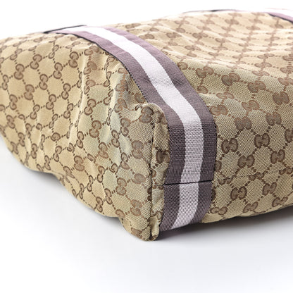 Gucci Monogram Medium Web Tote Light Purple　 8 of 9