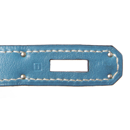 Hermes Swift Kelly Retourne 32 Blue Jean 21 of 39