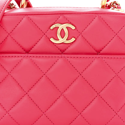Chanel Lambskin Quilted Small Trendy CC Bowling Bag Pink 9 of 11