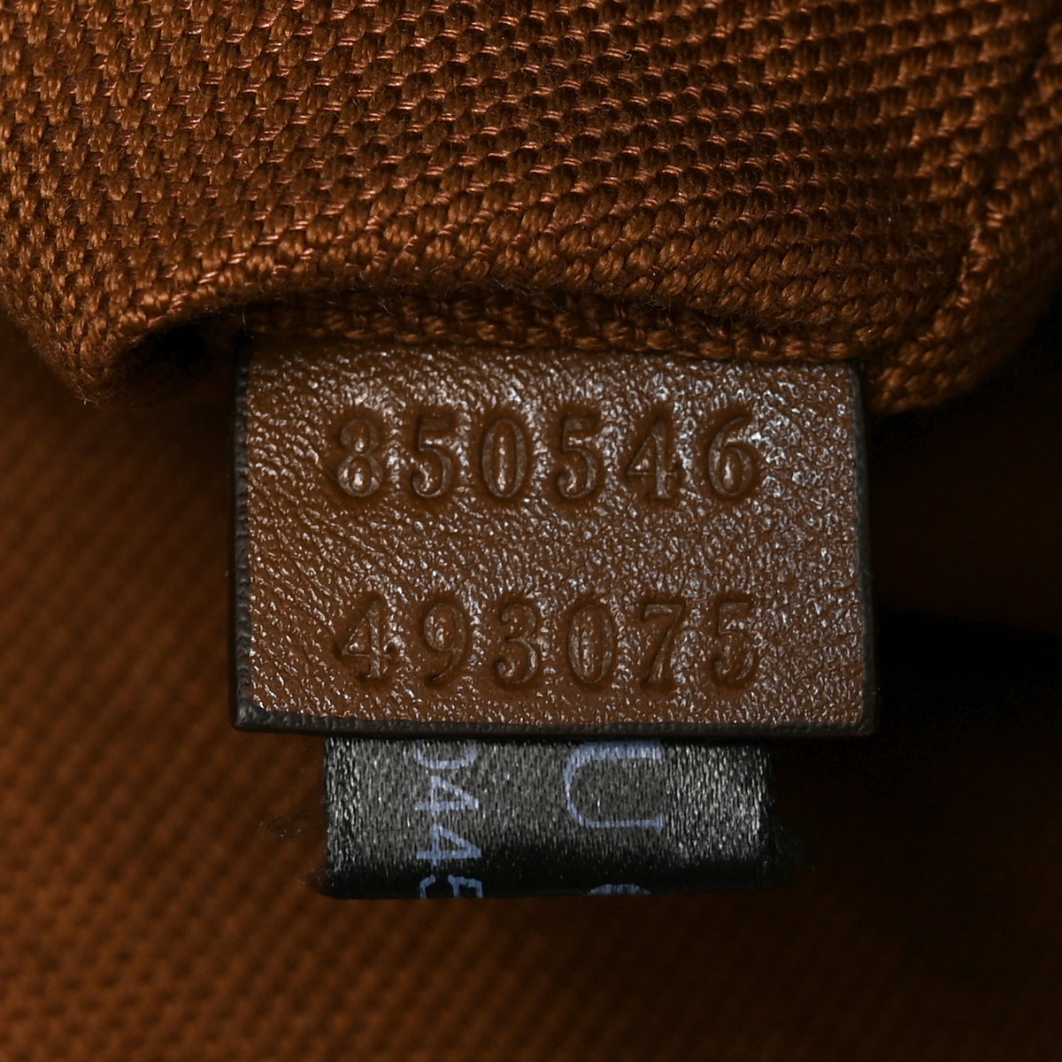 Suede Monogram Large Beatrix Tote Brown