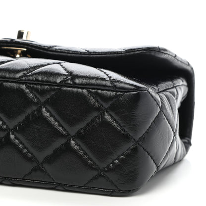 Chanel Shiny Lambskin Quilted Small Montcoco Flap Black 9 of 11