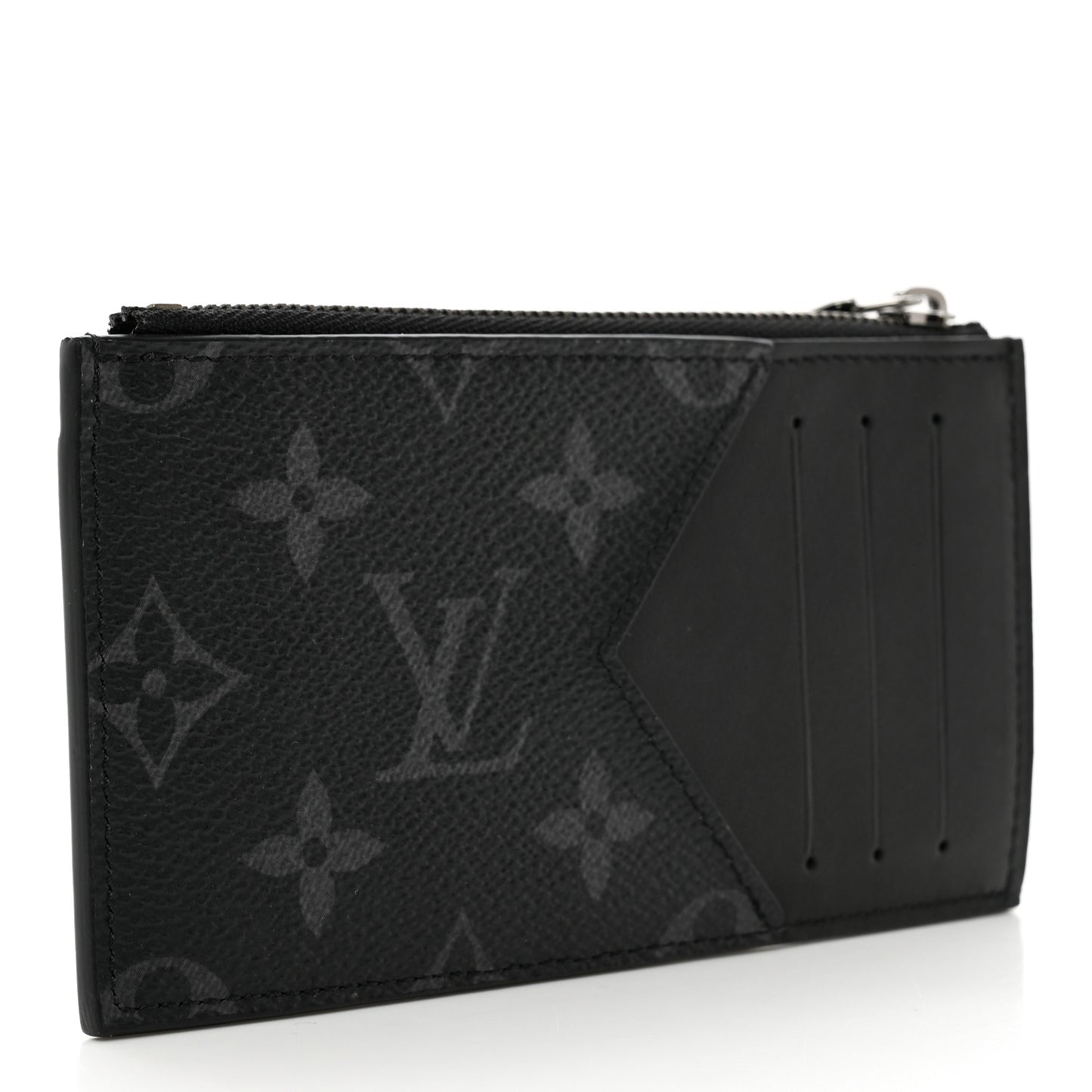 Monogram Eclipse Calfskin Trunk Coin Card Holder