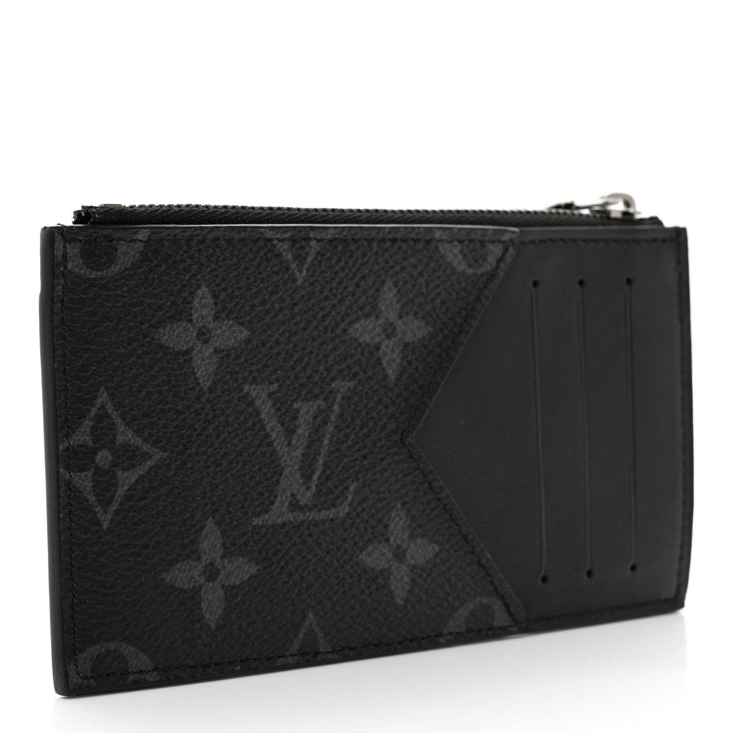 Louis Vuitton Monogram Eclipse Calfskin Trunk Coin Card Holder 3 of 6