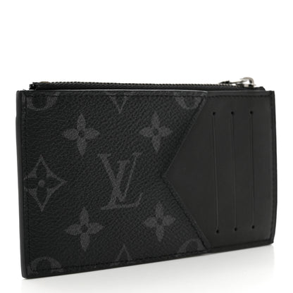 Louis Vuitton Monogram Eclipse Calfskin Trunk Coin Card Holder 3 of 6