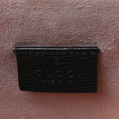 Gucci Calfskin Small Padlock Bamboo Shoulder Bag Black 6 of 11