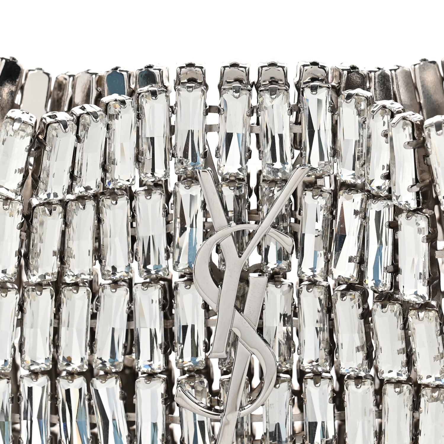 Saint Laurent Crystal Micro Evening Bag Mirror 6 of 9