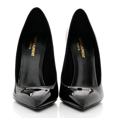 Saint Laurent Patent Opyum 110 Pumps 39 Black Gold 2 of 9