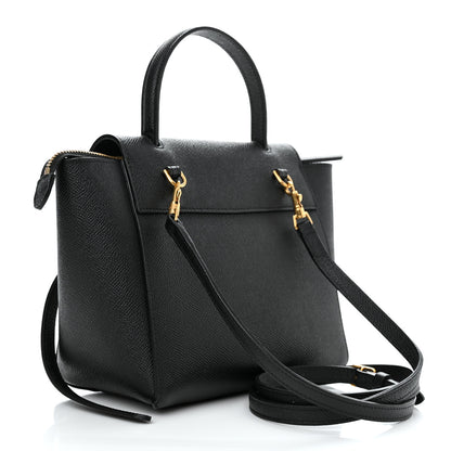 Celine Grained Calfskin Nano Belt Bag Black 3 of 12
