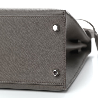 Hermes Epsom Kelly Sellier 28 Etain 6 of 10