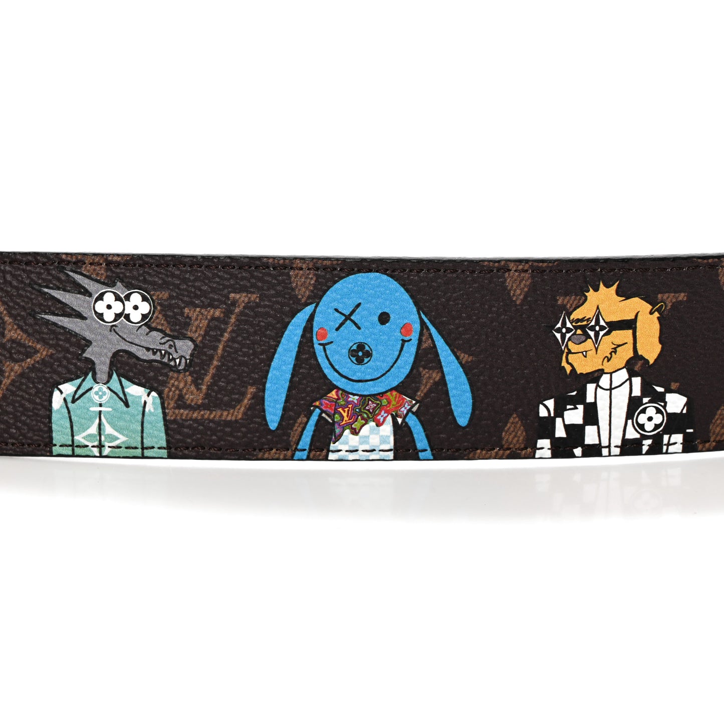 Calfskin Monogram 40mm LV Friends Belt 90 36 Black