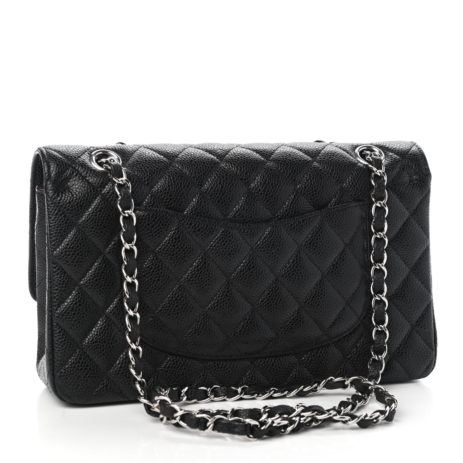 Chanel Caviar Quilted Medium Double Flap Black 3 of 9