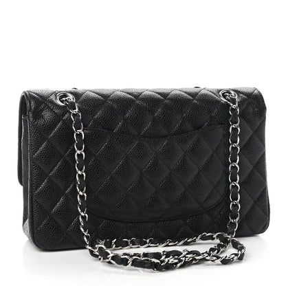 Chanel Caviar Quilted Medium Double Flap Black 3 of 9