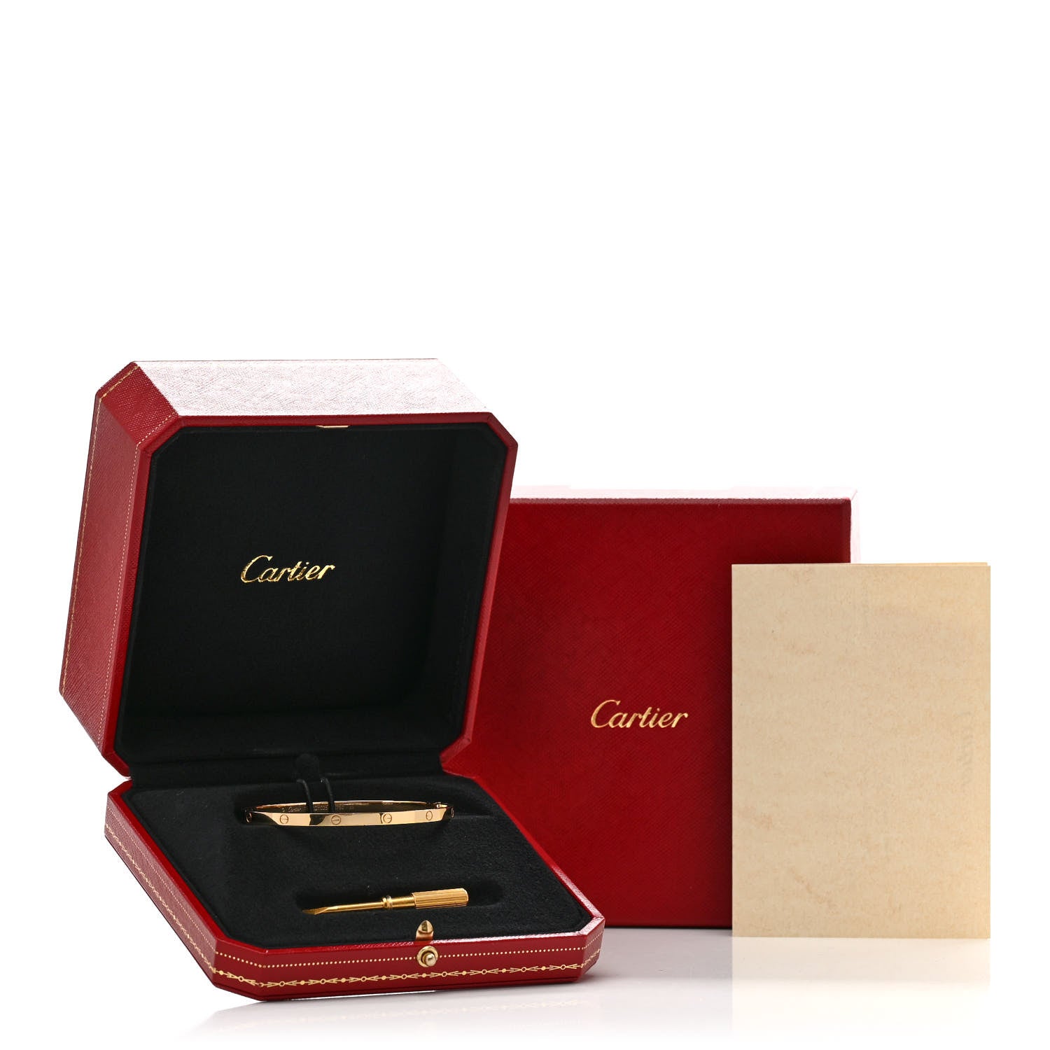 Cartier 18K Yellow Gold Small LOVE Bracelet 18 8 of 8