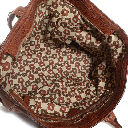 Gucci Guccissima Trim Signoria Large Tote Brown 5 of 9