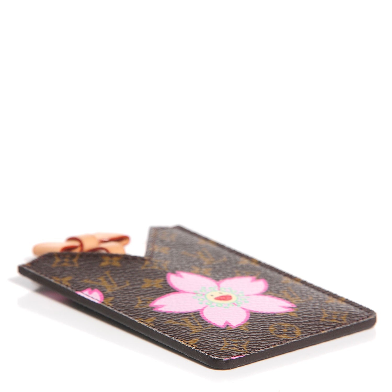 Louis Vuitton Monogram Cherry Blossom Mirror With Case Brown 4 of 6