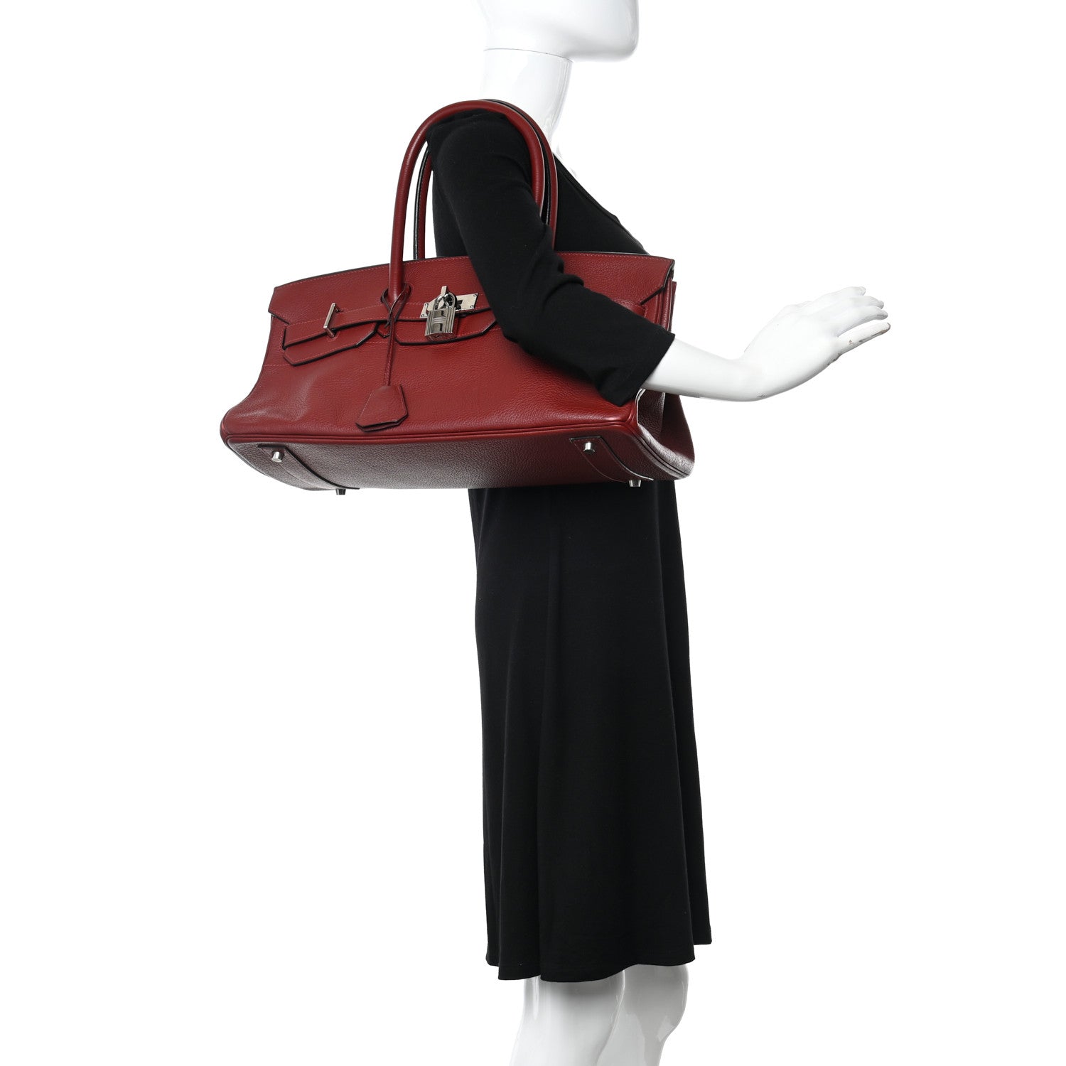 Hermes Taurillon Clemence JPG Birkin 42 Rouge H 2 of 25
