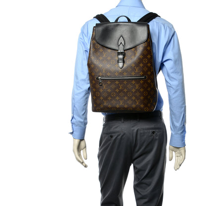 Louis Vuitton Monogram Macassar Palk Backpack 2 of 14