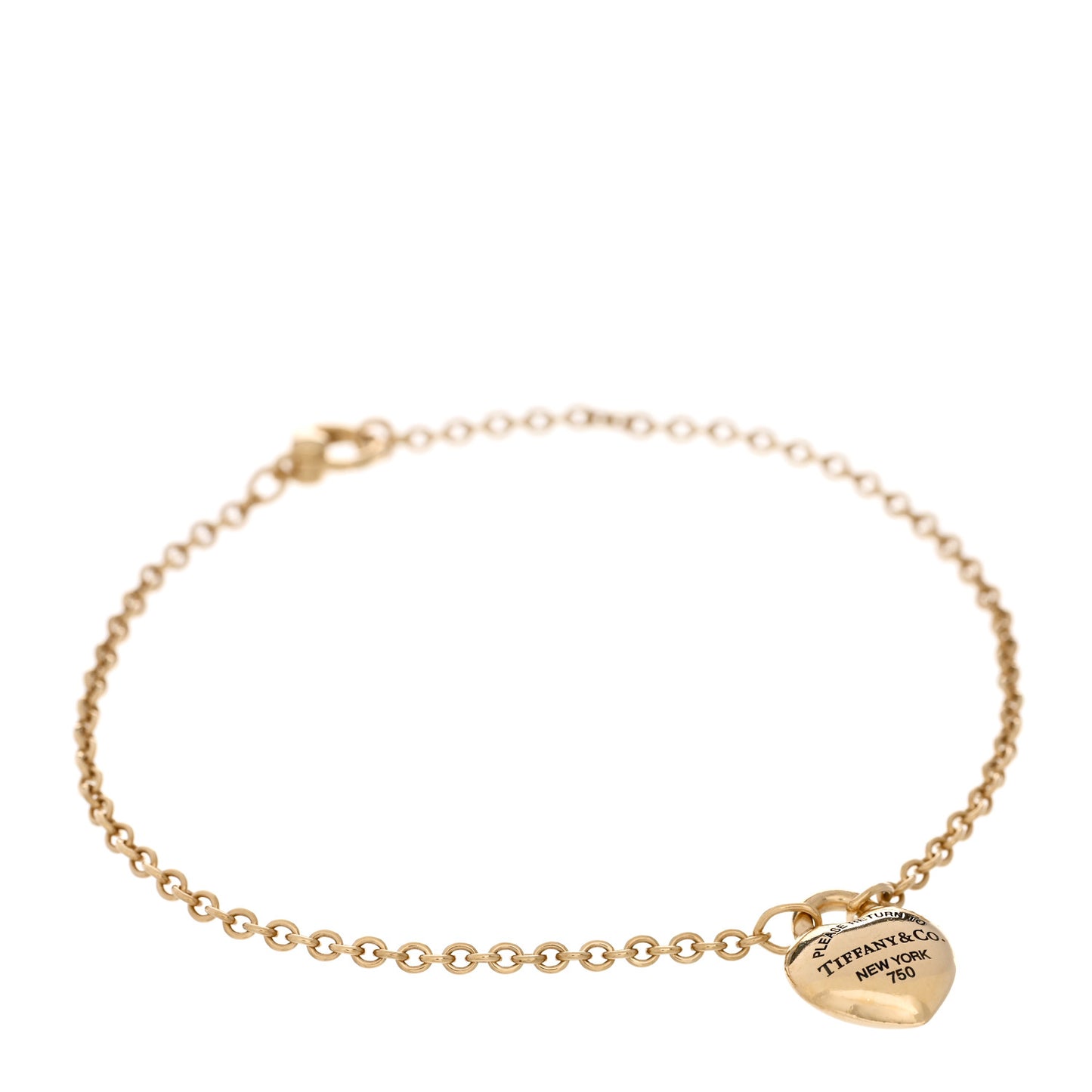 18K Yellow Gold Return To Tiffany Full Heart Bracelet