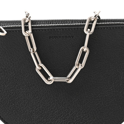 Burberry Goatskin Pecan Chain Shoulder Bag Black 7 of 10