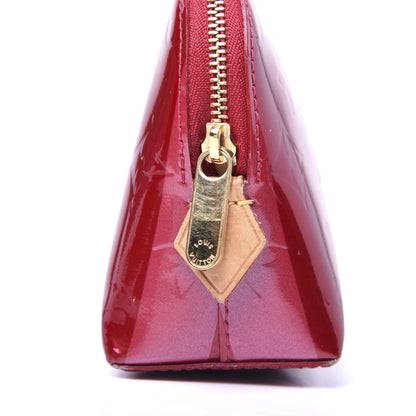 Louis Vuitton Vernis Rayures Cosmetic Pouch Pomme D'Amour 10 of 10