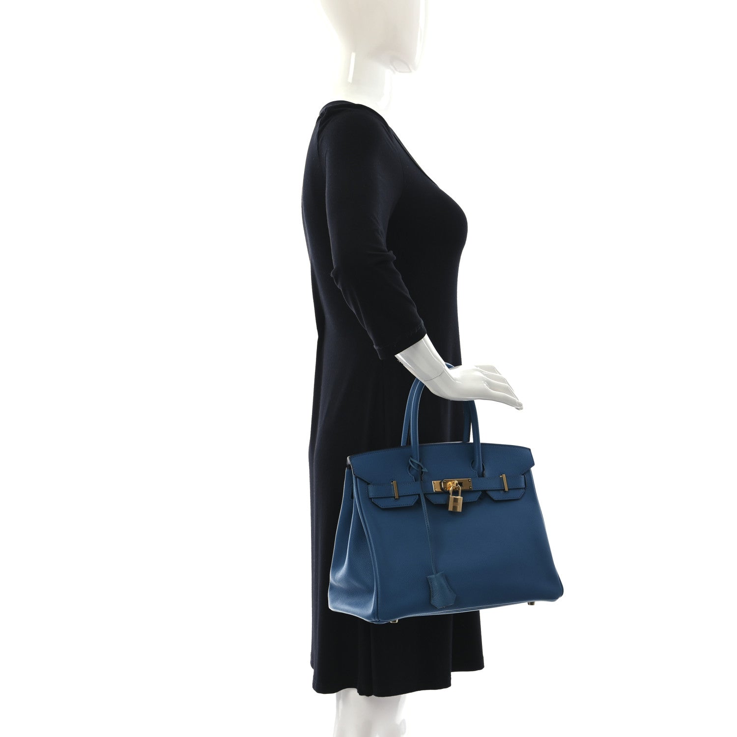 Hermes Epsom Birkin 30 Bleu Izmir 2 of 9