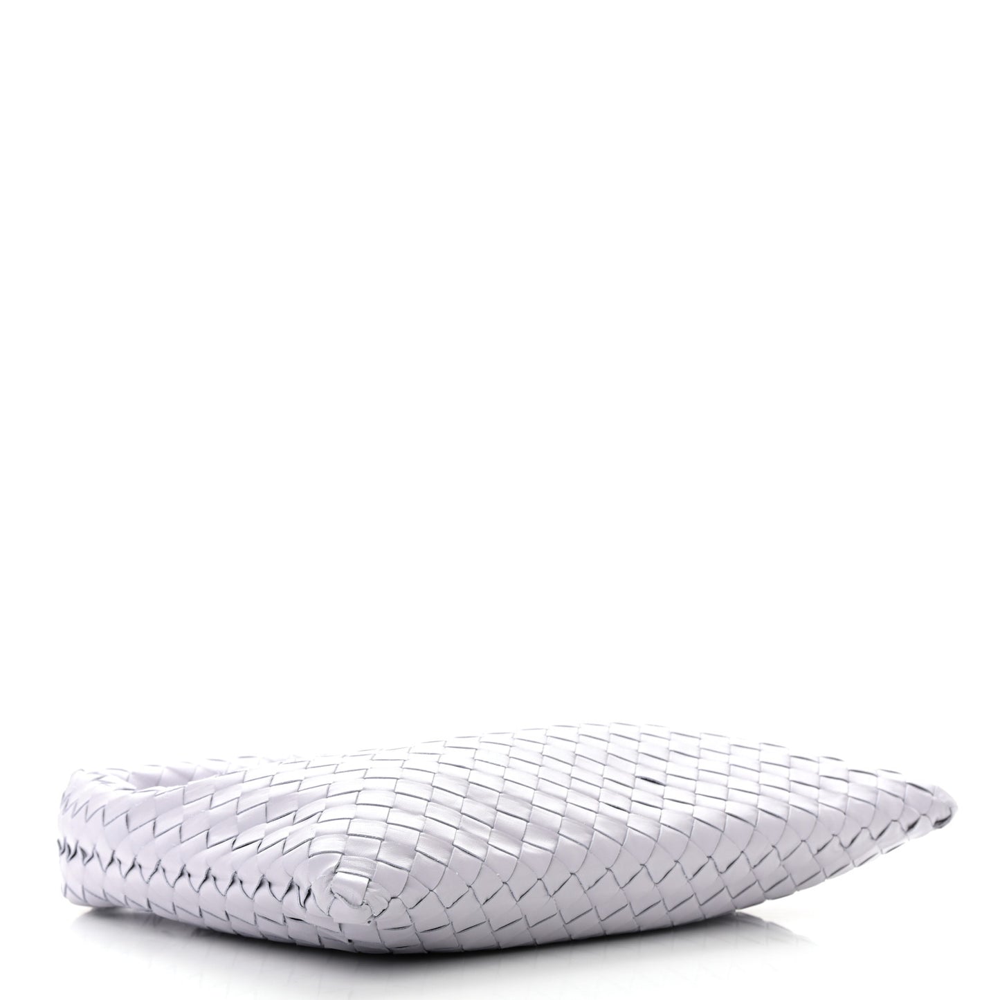 Calfskin Intrecciato Small Hop Oyster Lilac