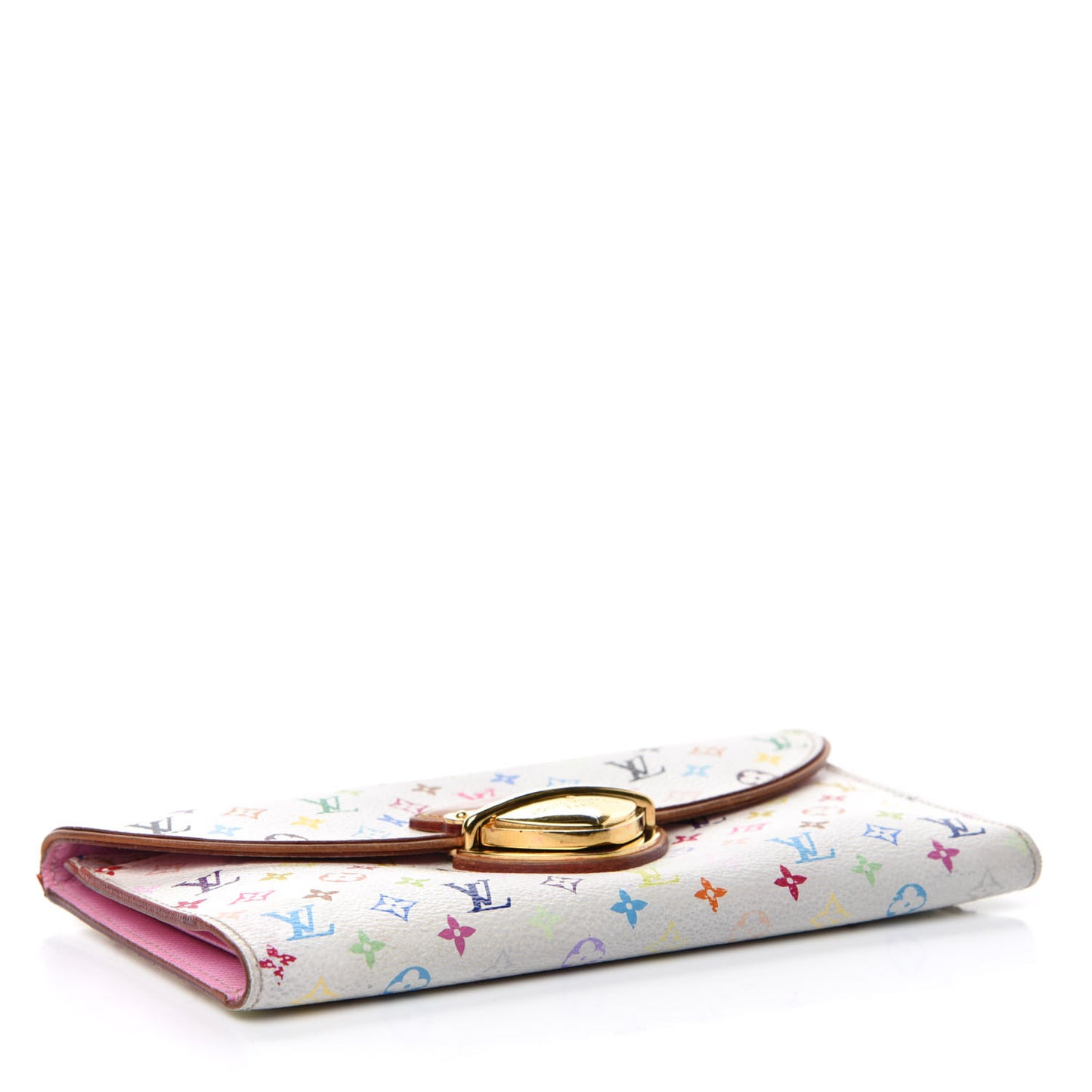 Monogram Multicolor Eugenie Wallet White Litchi