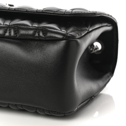 Versace Nappa Quilted Virtus Evening Bag Black 10 of 12