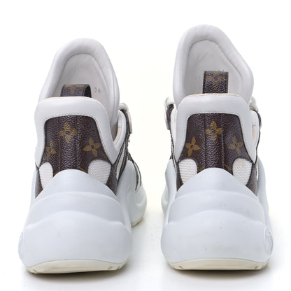 Louis Vuitton Patent Monogram LV Archlight Sneakers 36 White 5 of 11