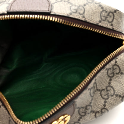 Gucci Soft GG Supreme Monogram Calfskin Small Ophidia Cosmetic Case Beige Ebony New Acero 5 of 7