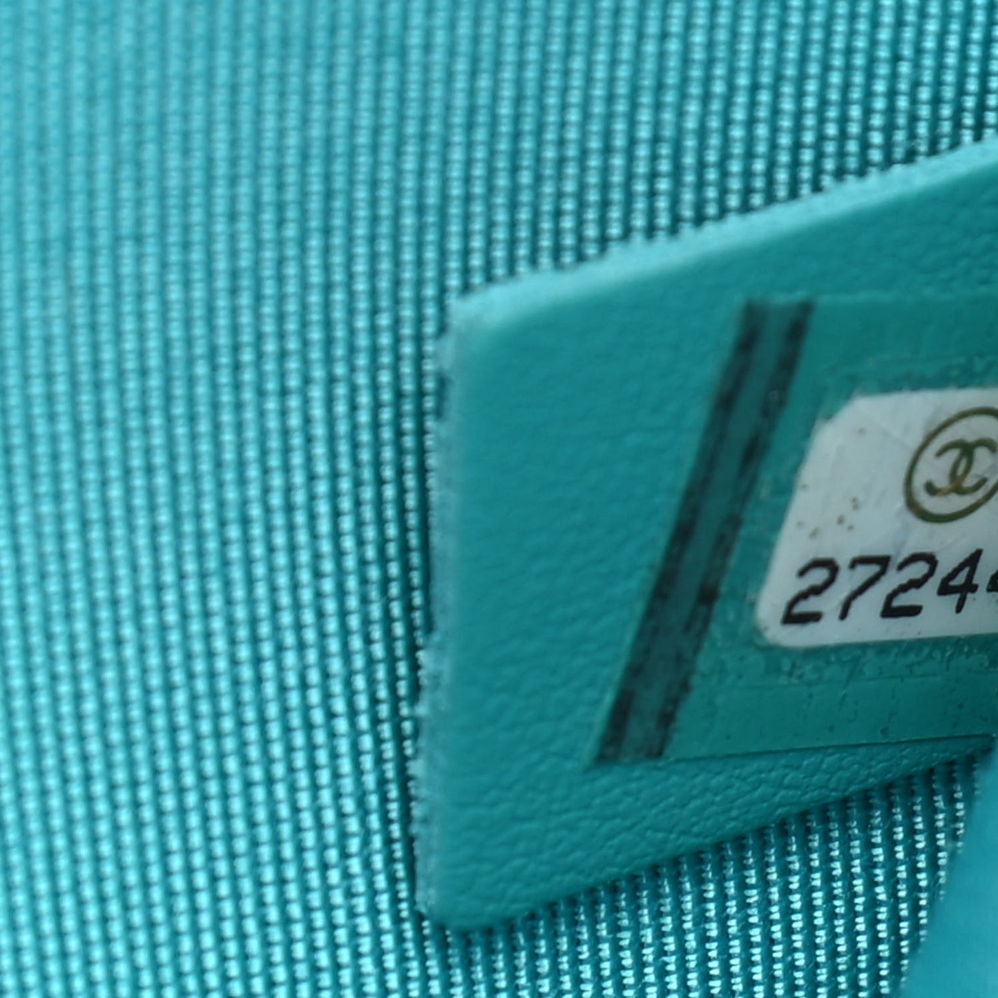 Calfskin Quilted Medium Everyday Chic Single Flap Turquoise