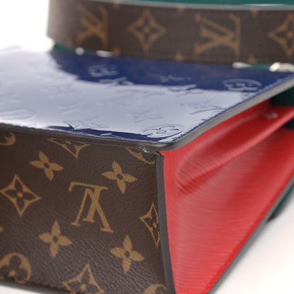 Louis Vuitton Vernis Epi Monogram Spring Street Blue 10 of 14