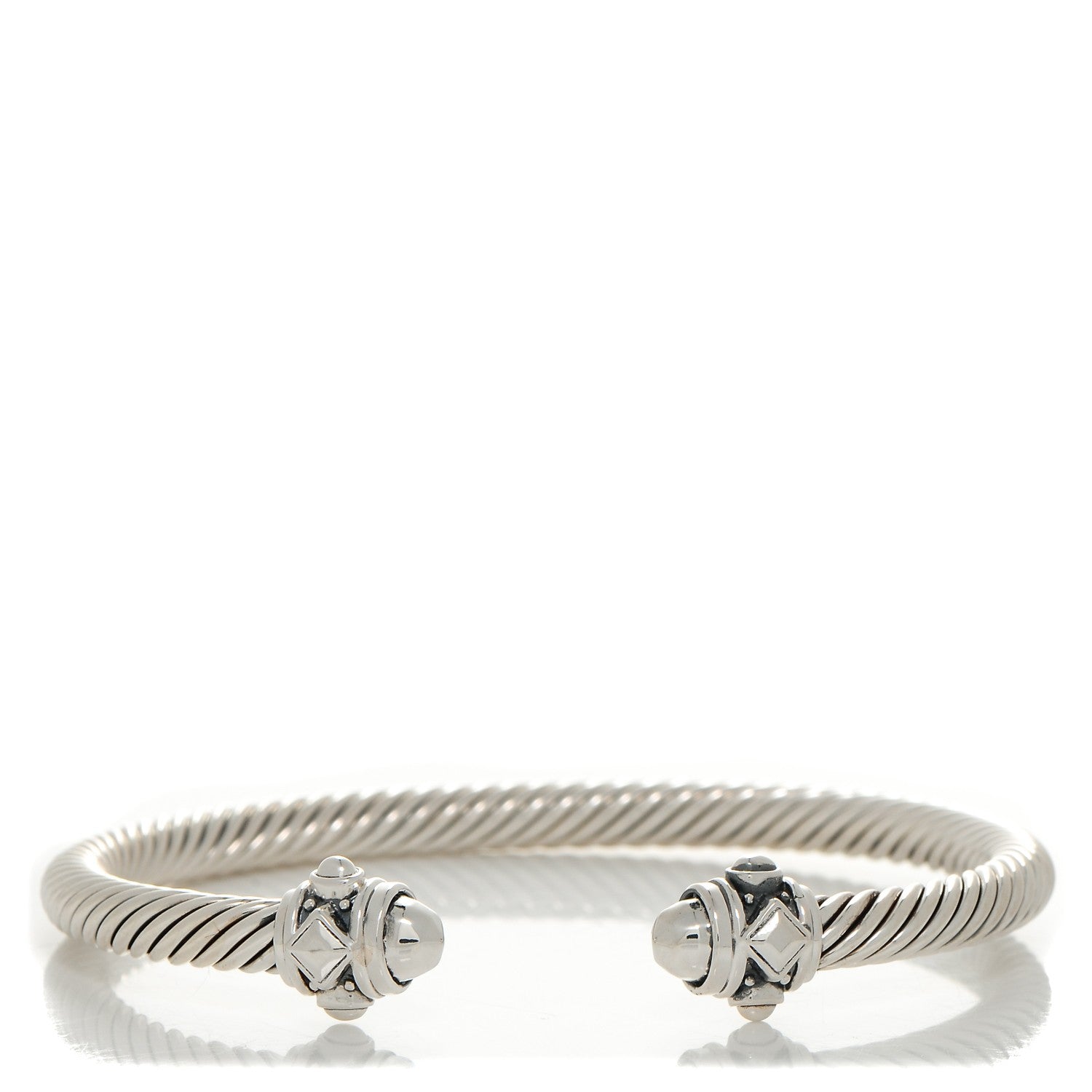 David Yurman Sterling Silver 5mm Renaissance Bracelet 1 of 5