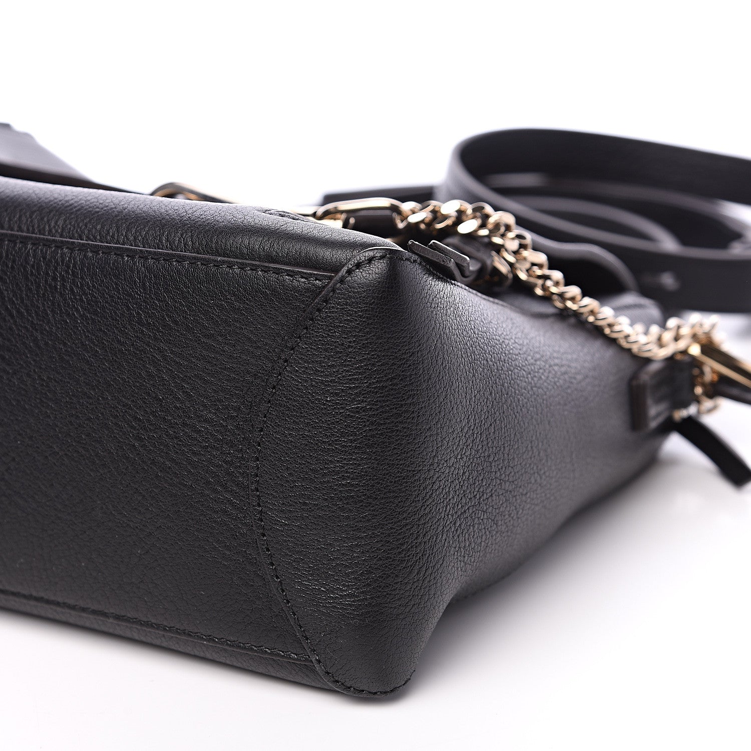 Chloe Calfskin Small Faye Day Shoulder Bag Black 8 of 8