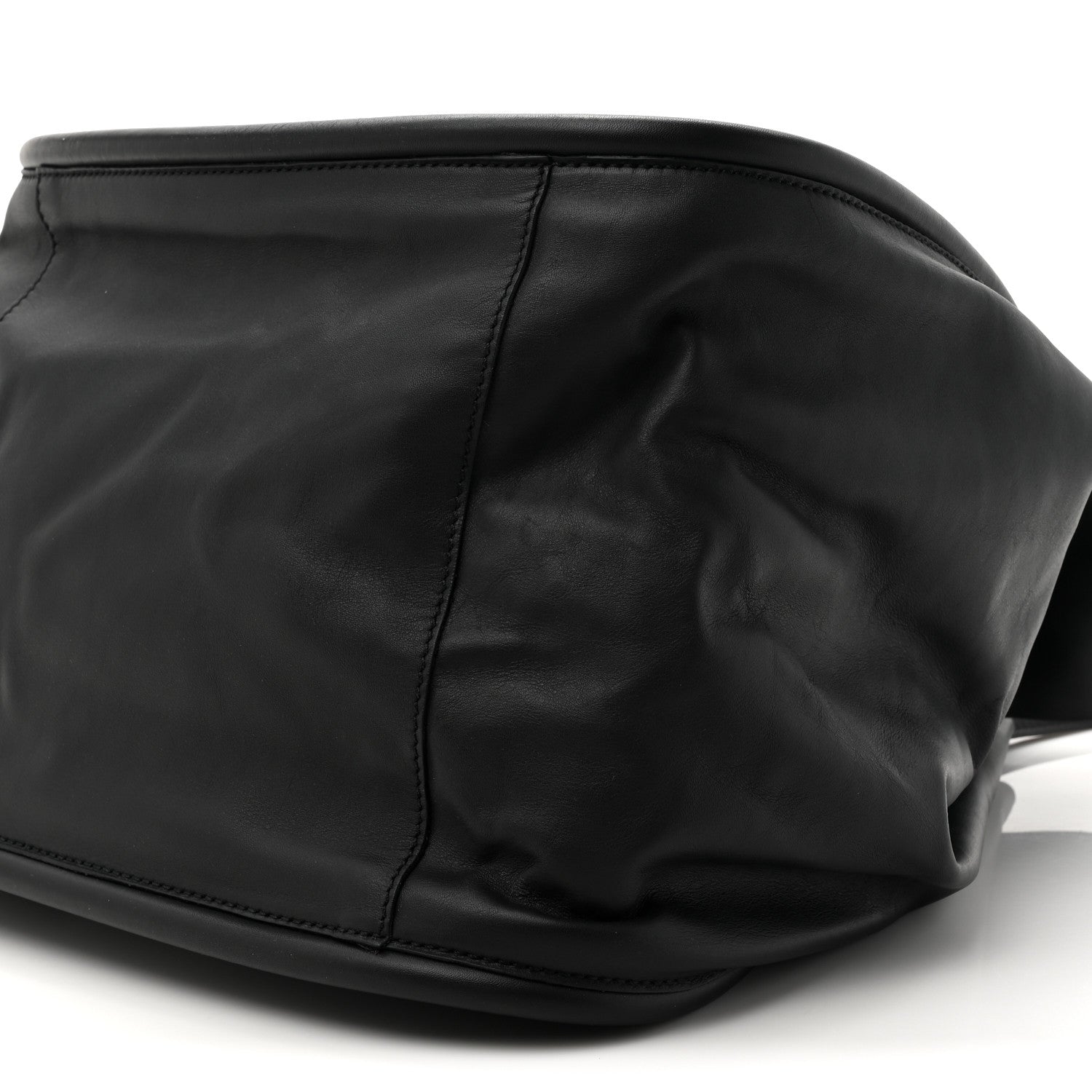 Proenza Schouler Calfskin XL Ruched Tote Black 9 of 10