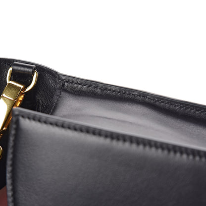 Prada City Calf Ribbon Bag Marmo Black Giada 10 of 13