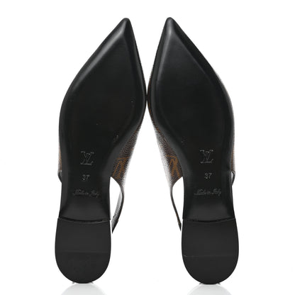 Louis Vuitton Patent Monogram Cherie Slingback Ballerina Flats 37 5 of 8