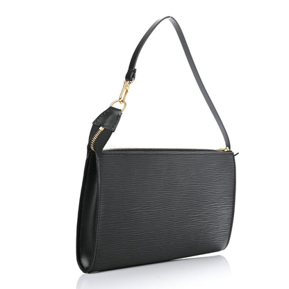 Louis Vuitton Epi Pochette Accessories 24 Black 2 of 6