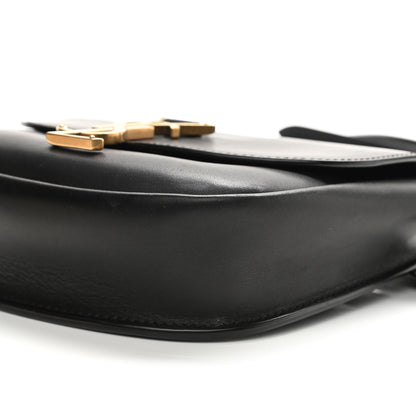 Saint Laurent Smooth Calfskin Classic Monogram Small Kaia Satchel Black 18 of 23