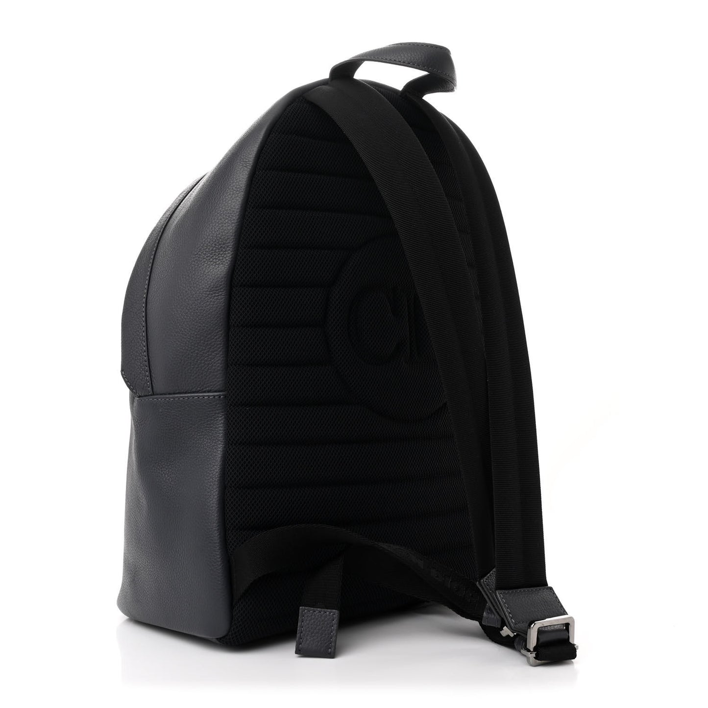 Calfskin Atelier Signature Print Backpack Grey