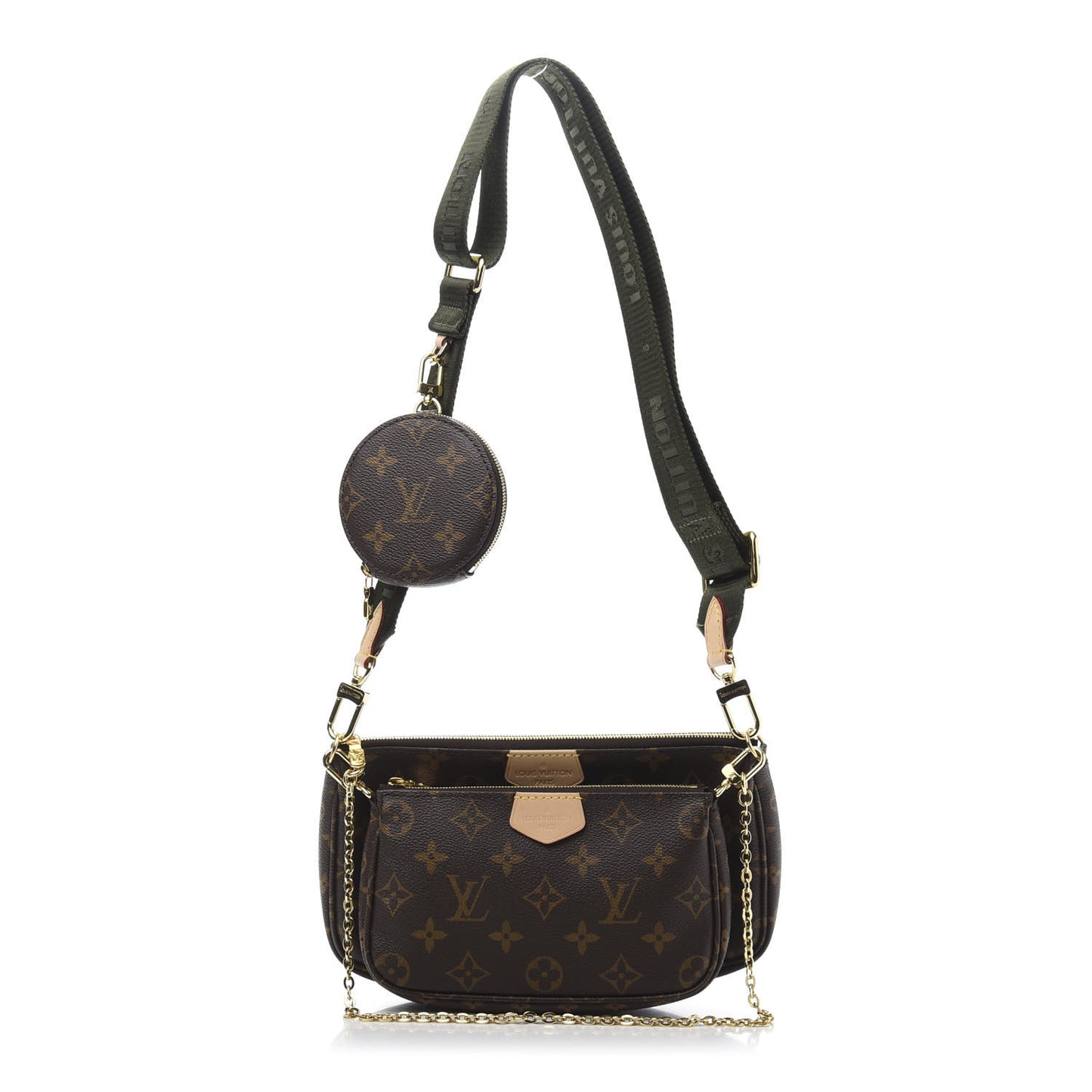 Monogram Multi Pochette Accessories Kaki