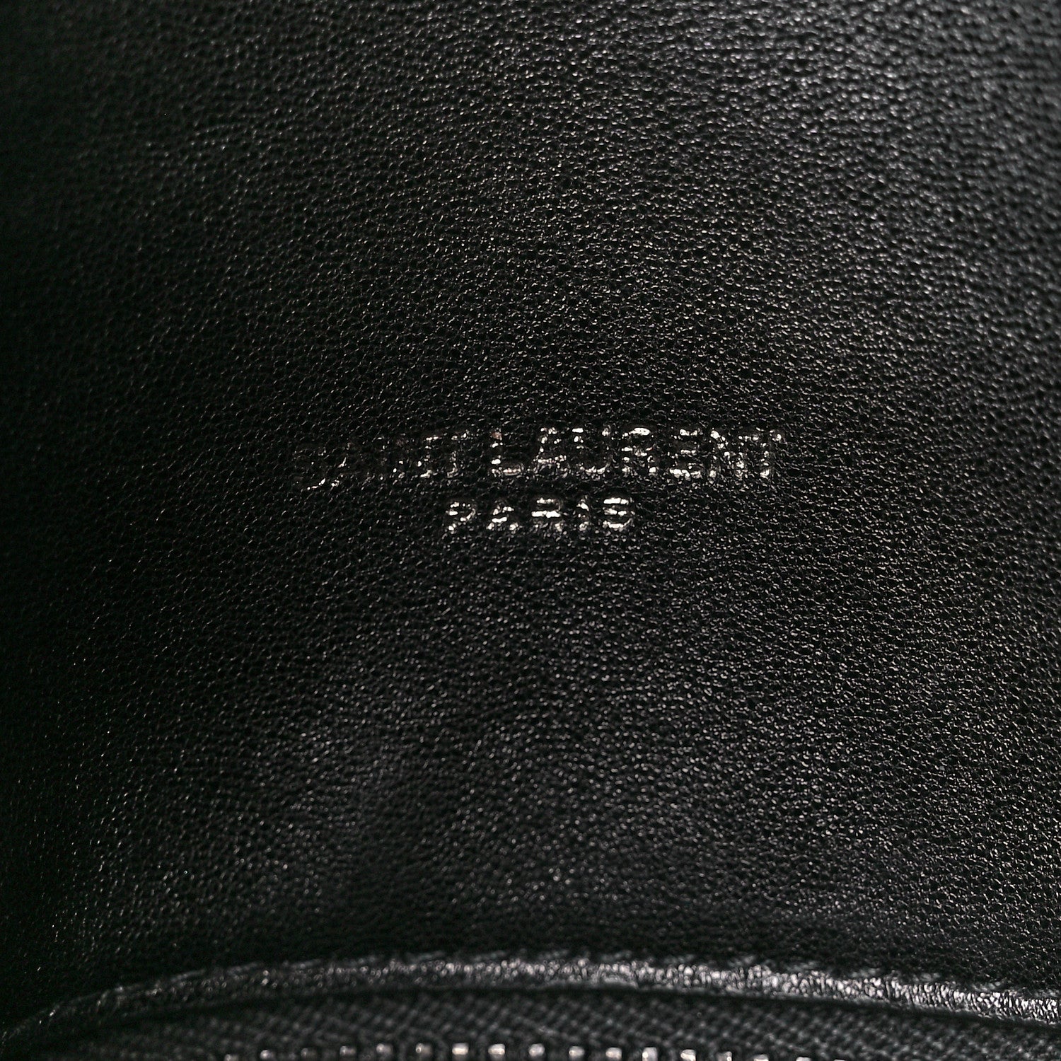 Saint Laurent Lambskin Quilted Monogram Monochrome Medium Loulou Puffer Chain Satchel Black 6 of 11