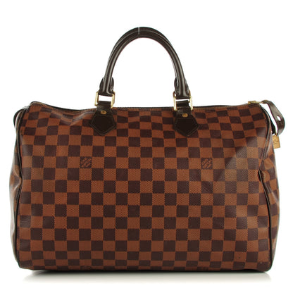 Louis Vuitton Damier Ebene Speedy 35 1 of 10