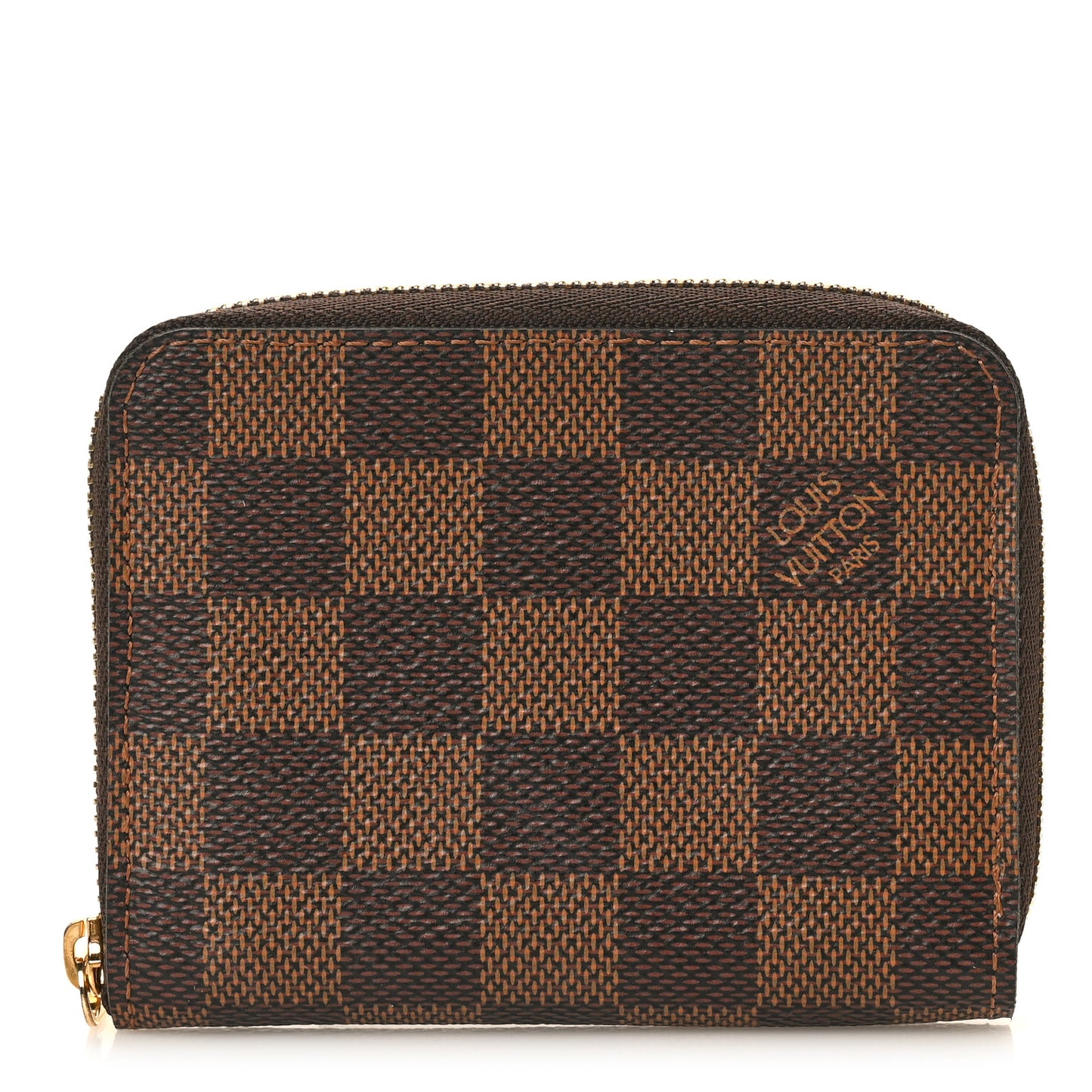 Damier Ebene Zippy Coin Purse Rose Ballerine