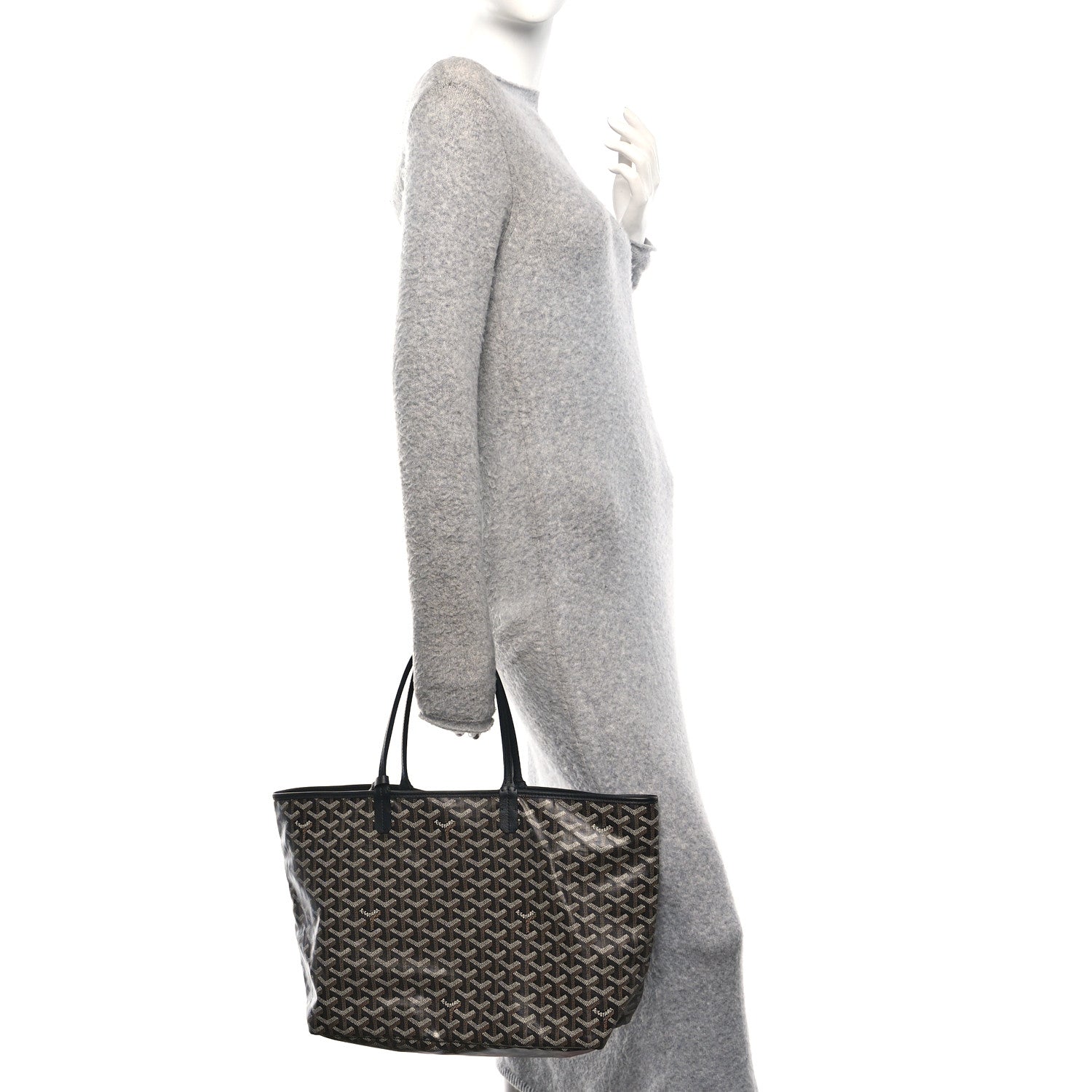 Goyard Goyardine Saint Louis PM Black 2 of 12