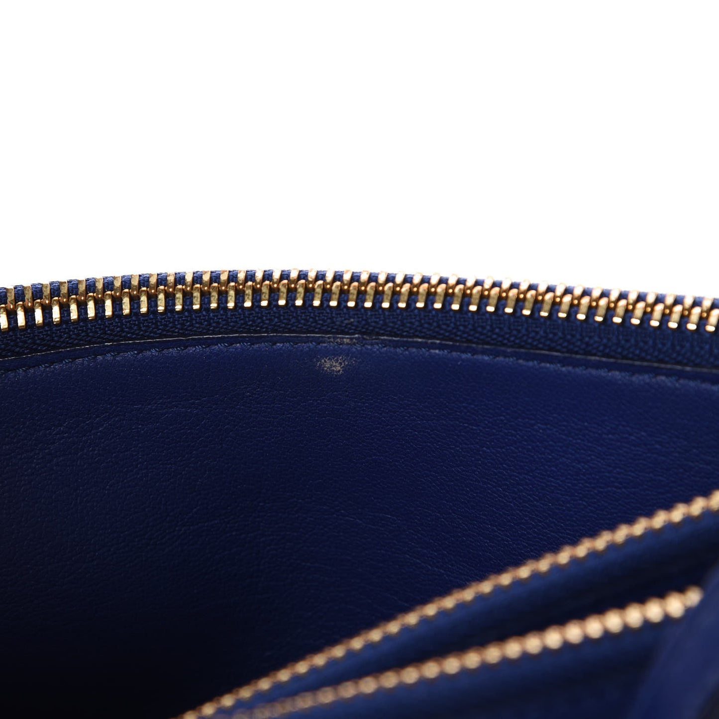 Lambskin Small Trio Crossbody Bag Violet Blue