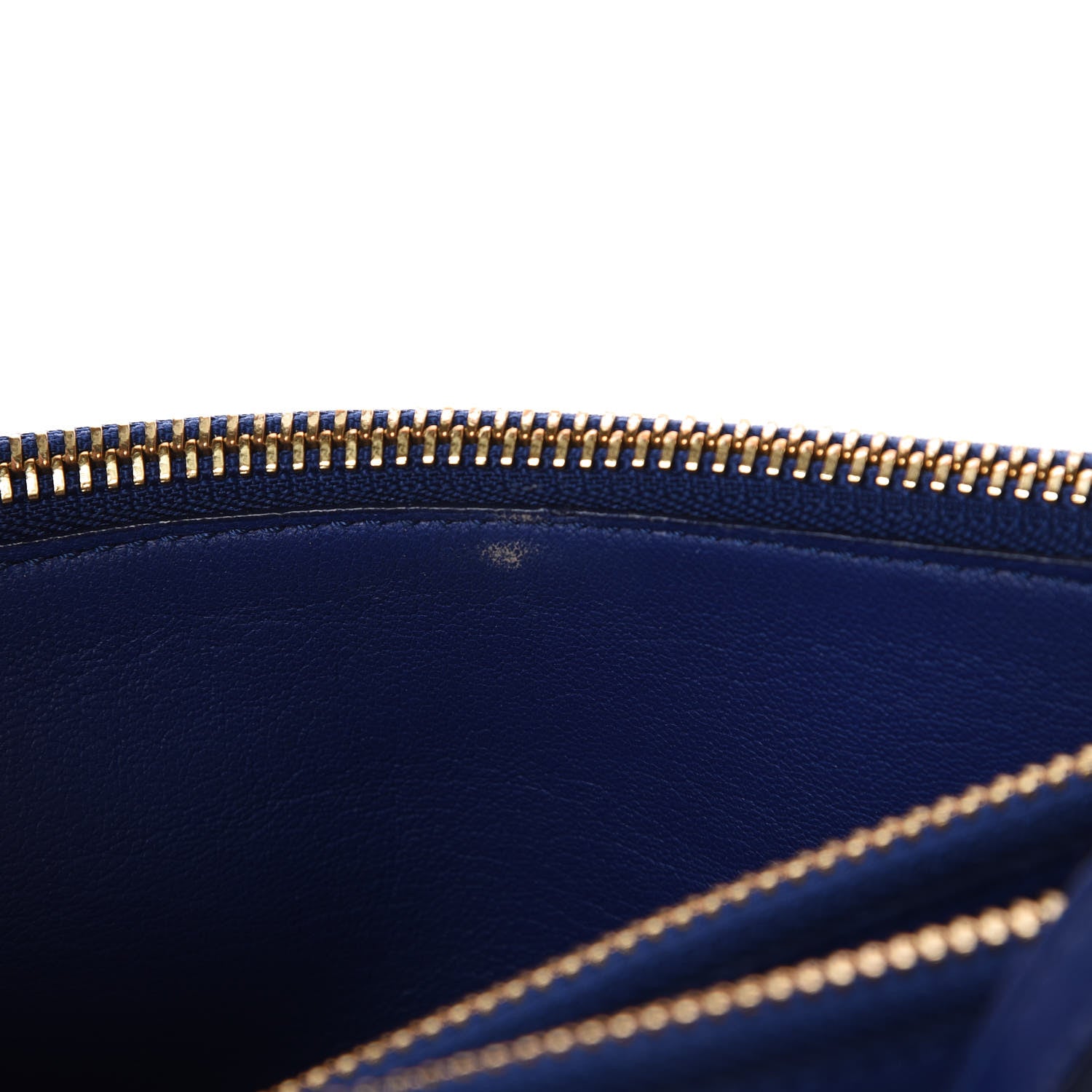 Celine Lambskin Small Trio Crossbody Bag Violet Blue 14 of 17